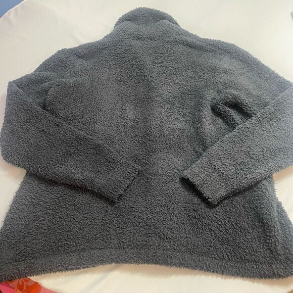 Barefoot Dreams CozyChic Dark Grey Cardigan Sweater Plus Size XXL - Picture 8 of 9